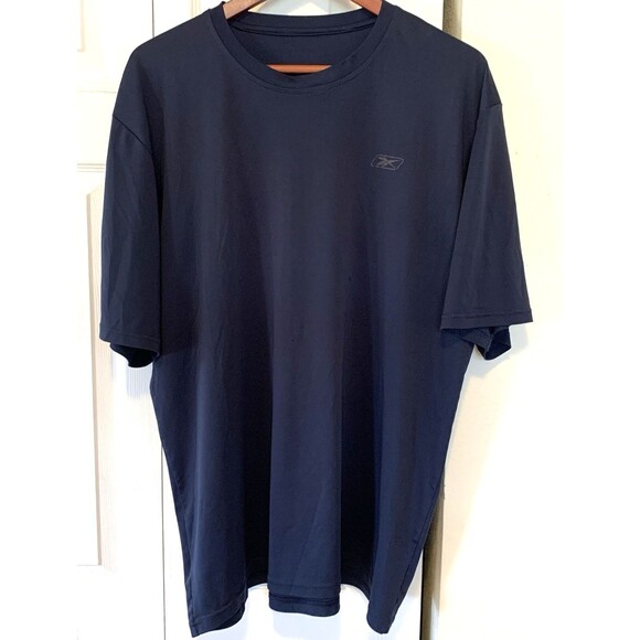 Reebok Mens Dri Fit Short Sleeve Performance Running Blue Shirt Size 3XL - Picture 1 of 4